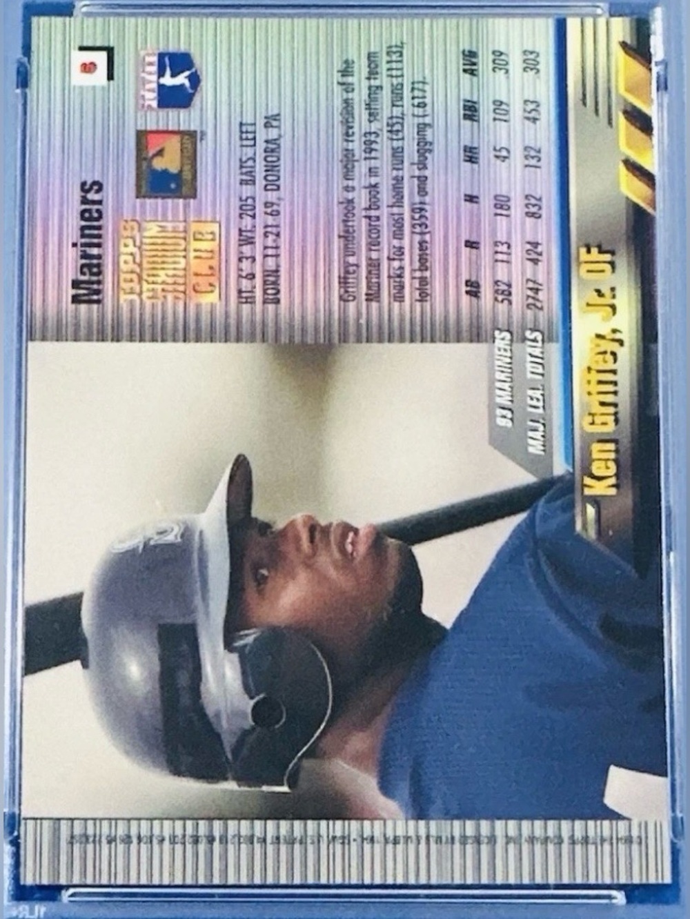 Topps Ken Griffey Jr.
94 Topps Finest Insert
Stadium Club (flawless) pack pulled - Picture 2 of 3